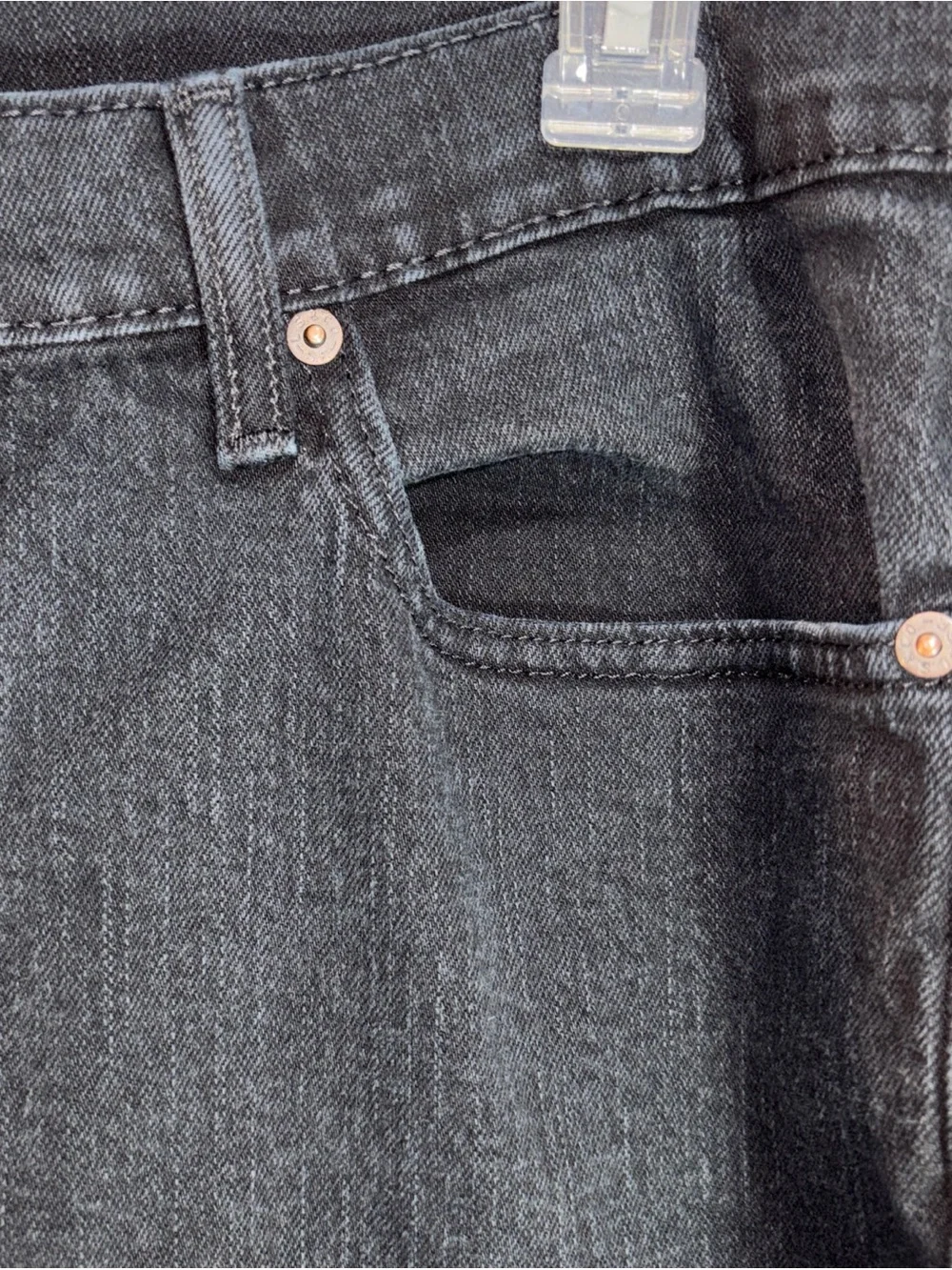 Levi's Black Denim Jeans with Leather Patch Mens. J-14